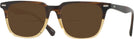 Square Brown Fade Seattle Eyeworks 1002 Bifocal Reading Sunglasses View #1