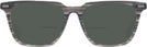 Square Striated Gray Seattle Eyeworks 1002 Bifocal Reading Sunglasses View #2