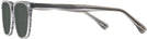 Square Striated Gray Seattle Eyeworks 1002 Bifocal Reading Sunglasses View #3