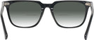 Square Black Seattle Eyeworks 1002 w/ Gradient Bifocal Reading Sunglasses View #4
