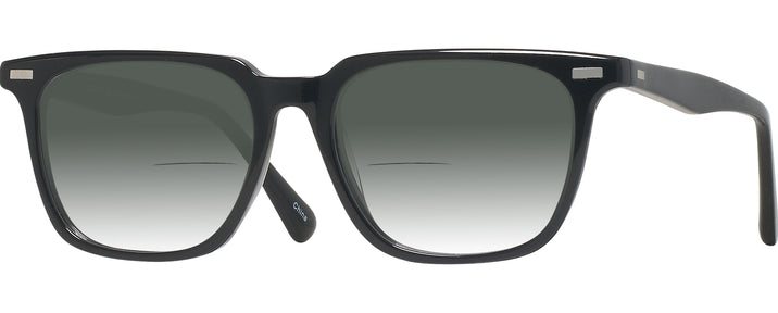 Square Black Seattle Eyeworks 1002 w/ Gradient Bifocal Reading Sunglasses View #1