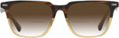 Square Brown Fade Seattle Eyeworks 1002 w/ Gradient Bifocal Reading Sunglasses View #2