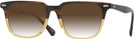 Square Brown Fade Seattle Eyeworks 1002 w/ Gradient Bifocal Reading Sunglasses View #1