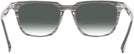 Square Striated Gray Seattle Eyeworks 1002 w/ Gradient Bifocal Reading Sunglasses View #4