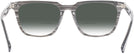 Square Striated Gray Seattle Eyeworks 1002 w/ Gradient Bifocal Reading Sunglasses View #4