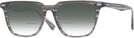 Square Striated Gray Seattle Eyeworks 1002 w/ Gradient Bifocal Reading Sunglasses View #1