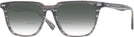 Square Striated Gray Seattle Eyeworks 1002 w/ Gradient Bifocal Reading Sunglasses View #1