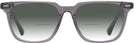 Square Transparent Grey Seattle Eyeworks 1002 w/ Gradient Bifocal Reading Sunglasses View #2