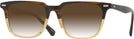 Square Brown Fade Seattle Eyeworks 1002 w/ Gradient Progressive Reading Sunglasses View #1