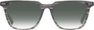 Square Striated Gray Seattle Eyeworks 1002 w/ Gradient Progressive Reading Sunglasses View #2