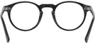 Round Black Seattle Eyeworks 1003 Single Vision Full Frame View #4