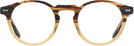 Round Brown Fade Seattle Eyeworks 1003 Progressive No-Lines View #2