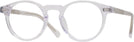 Round Crystal Seattle Eyeworks 1003 Single Vision Full Frame View #1