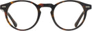 Round Tortoise Seattle Eyeworks 1003 Single Vision Full Frame View #2