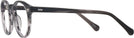 Round Striated Grey Seattle Eyeworks 1003 Progressive No-Lines View #3