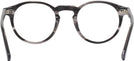 Round Striated Grey Seattle Eyeworks 1003 Computer Style Progressive View #4