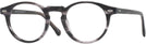 Round Striated Grey Seattle Eyeworks 1003 Progressive No-Lines View #1