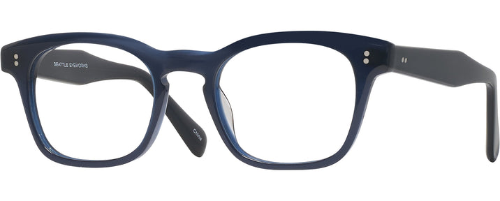 Square Blue Seattle Eyeworks 1004 Computer Style Progressive View #1