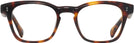 Square Tortoise Seattle Eyeworks 1004 Progressive No-Lines View #2