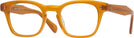 Square Orange Seattle Eyeworks 1004 Single Vision Full Frame View #1