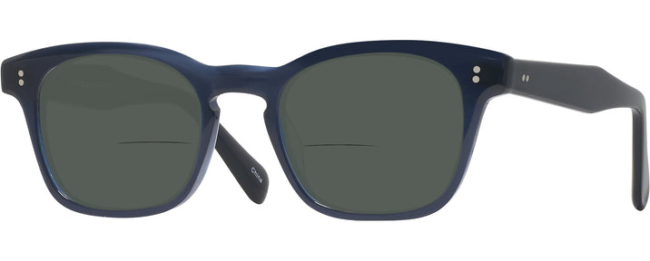 Square Blue Seattle Eyeworks 1004 Bifocal Reading Sunglasses View #1