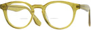 Round Transparent Yellow Seattle Eyeworks 1007 Bifocal View #1