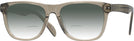 Square Transparent Grey Seattle Eyeworks 1008 w/ Gradient Bifocal Reading Sunglasses View #1