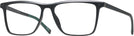Rectangle Black/green   Seattle Eyeworks 1010 Single Vision Full Frame View #1