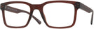 Square Brown Seattle Eyeworks 1012 Progressive No-Lines View #1