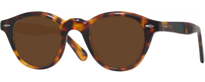 Round Tortoise Seattle Eyeworks 1019 Progressive Reading Sunglasses View #1