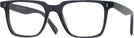 Square Dark Grey Seattle Eyeworks 1020 Single Vision Full Frame View #1