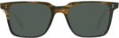 Square Striated Moss Brown Seattle Eyeworks 1020 Progressive Reading Sunglasses View #2