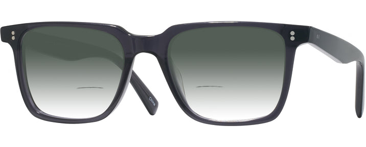 Square Dark Grey Seattle Eyeworks 1020 w/ Gradient Bifocal Reading Sunglasses View #1