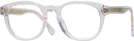 Round Crystal Seattle Eyeworks 1021 Single Vision Full Frame View #1