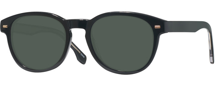 Round Black Seattle Eyeworks 1021 Progressive Reading Sunglasses View #1