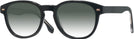 Round Black Seattle Eyeworks 1021 w/ Gradient Progressive Reading Sunglasses View #1