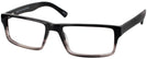 Rectangle Black Quartz Seattle Eyeworks 927 Single Vision Full Frame View #1
