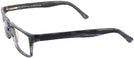 Rectangle Slate Blue Seattle Eyeworks 927 Single Vision Full Frame View #3