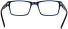 Square Black/Blue Pinstripe Seattle Eyeworks 945 Progressive No-Lines View #4
