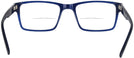 Square Black/Blue Pinstripe Seattle Eyeworks 945 Bifocal View #4
