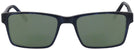 Square Black/Blue Pinstripe Seattle Eyeworks 945 Progressive Reading Sunglasses View #2