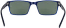 Square Black/Blue Pinstripe Seattle Eyeworks 945 Bifocal Reading Sunglasses View #4