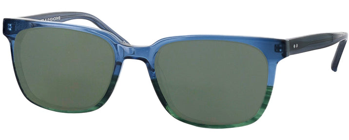 Square Blue Green Seattle Eyeworks 970 Progressive Reading Sunglasses View #1