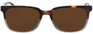 Square Havana Grey Seattle Eyeworks 971L Progressive Reading Sunglasses View #2