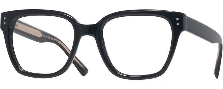 Square Black Seattle Eyeworks 981 Single Vision Full Frame View #1