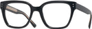 Square Black Seattle Eyeworks 981 Single Vision Full Frame View #1