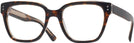 Square Dark Tortoise Seattle Eyeworks 981 Single Vision Full Frame View #1