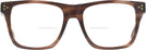 Square Transparent Brown Seattle Eyeworks 984 Bifocal View #2