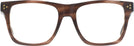 Square Transparent Brown Seattle Eyeworks 984 Single Vision Full Frame View #2