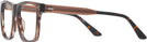 Square Transparent Brown Seattle Eyeworks 984 Progressive No-Lines View #3